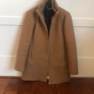 Jcrew Camel coat size 6